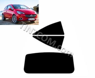                                 Pre Cut Window Tint - Opel Corsa E (3 doors, hatchback, 2014 - …) Solar Gard - NR Smoke Plus series
                            